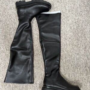 Steve Madden Black Over-the-Knee Boots